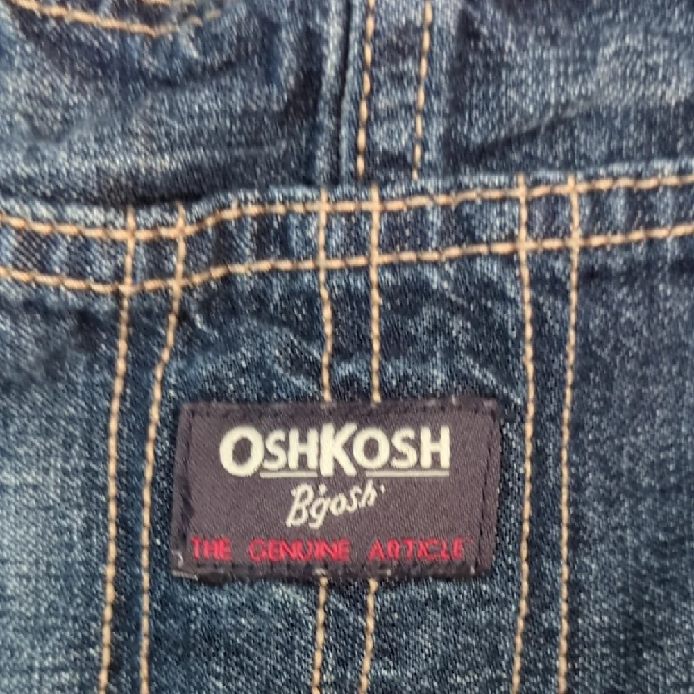 OshKosh B'gosh Classic Blue Kids Overall Shorts